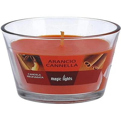 Magic Lights - Candela profumata arancio-cannella - 150 g Magic Lights - Candela profumata arancio-cannella - 150 g