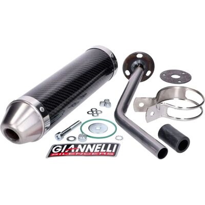 Giannelli - Enduro Carbon - Aprilia RX 50 - Silencer - Publicité Giannelli - Enduro Carbon - Aprilia RX 50 - Silencer - Publicité