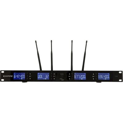 Empire R40 Rack-Montage Funkempfänger - UHF 4 Kanäle Empire R40 Rack-Montage Funkempfänger - UHF 4 Kanäle