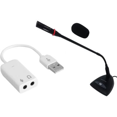 Microphone Empire Media - DESK-135 Noir pour vidéoconférences Microphone Empire Media - DESK-135 Noir pour vidéoconférences
