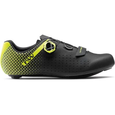 Northwave Core Plus 2 Rennradschuh - Schwarz/Gelb - EU 46 Northwave Core Plus 2 Rennradschuh - Schwarz/Gelb - EU 46