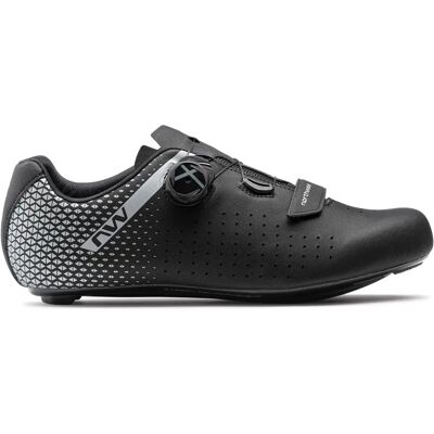 Northwave Core Plus 2 Schuhe Schwarz/Silber - Radschuhe Northwave Core Plus 2 Schuhe Schwarz/Silber - Radschuhe