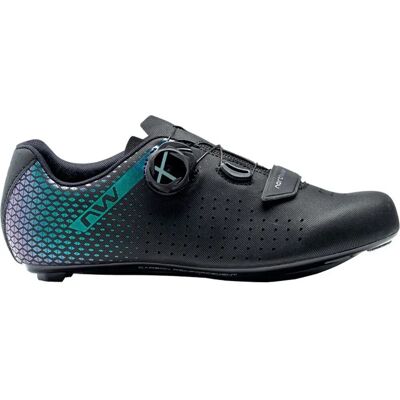 Northwave Core Plus 2 Iridescent Sort - Cykelsko Northwave Core Plus 2 Iridescent Sort - Cykelsko