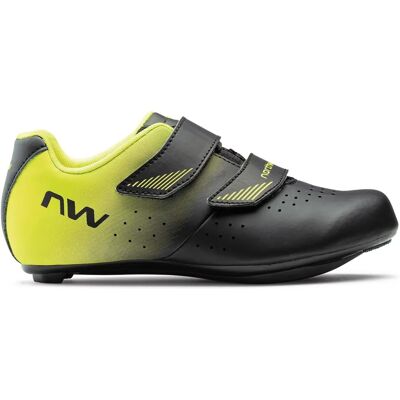 Northwave Core Junior Fietsschoenen - Zwart / Geel Fluo - Lichtgewicht & Ademend Northwave Core Junior Fietsschoenen - Zwart / Geel Fluo - Lichtgewicht & Ademend