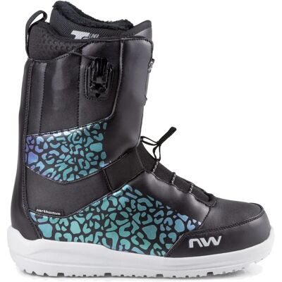Northwave Dahlia SLS Musta Iridessenski Snowboardkengät - Snowboard Boot Northwave Dahlia SLS Musta Iridessenski Snowboardkengät - Snowboard Boot