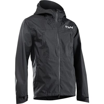 Northwave Noworry Pro Hardshell Jacke - Wasserdichte MTB Fahrradjacke Herren Schwarz XL Northwave Noworry Pro Hardshell Jacke - Wasserdichte MTB Fahrradjacke Herren Schwarz XL
