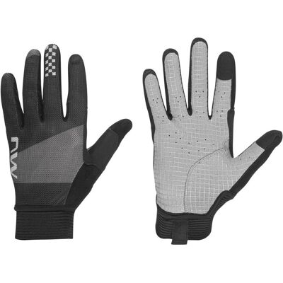 Guanti lunghi Northwave Air grigio/nero - M - Guanti Guanti lunghi Northwave Air grigio/nero - M - Guanti