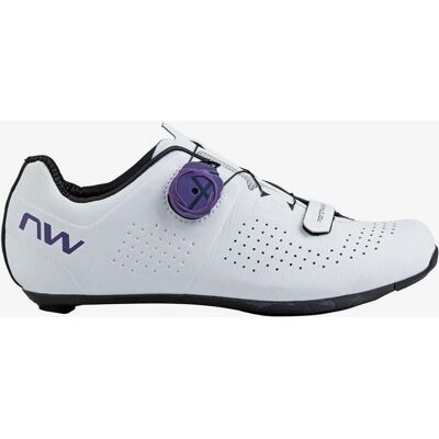 Northwave Storm Carbon Weiß Lila Fahrradschuhe - Radschuhe Northwave Storm Carbon Weiß Lila Fahrradschuhe - Radschuhe