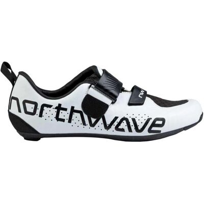 Northwave Tribute Carbon Weiß Schwarz Triathlon Schuhe - Radschuhe Northwave Tribute Carbon Weiß Schwarz Triathlon Schuhe - Radschuhe