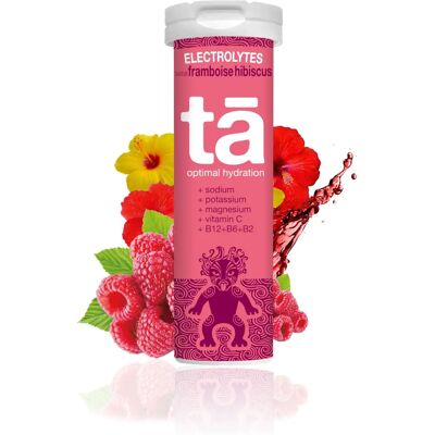 TA ENERGIE Pastilles Hydratantes Framboise Hibiscus - Mélange pour Boisson - Publicité TA ENERGIE Pastilles Hydratantes Framboise Hibiscus - Mélange pour Boisson - Publicité