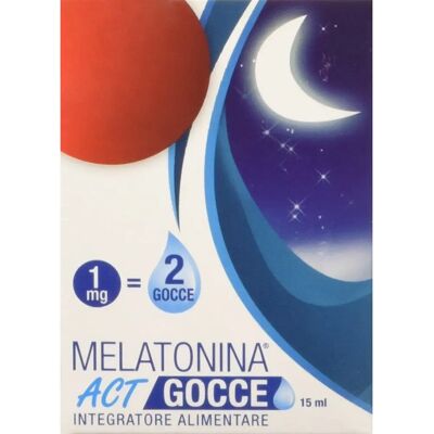 F&F Melatonina Act Gocce 15ml - Integratore sonno F&F Melatonina Act Gocce 15ml - Integratore sonno