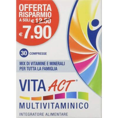 F&F Vita Act Multivitaminico - Integratore Quotidiano di Benessere F&F Vita Act Multivitaminico - Integratore Quotidiano di Benessere