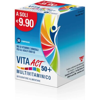 F&F Vita Act 50+ Multivitaminico - Supporto over 50 F&F Vita Act 50+ Multivitaminico - Supporto over 50