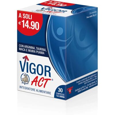 F&F Srl Vigor Act - Integratore Energia e Vigore F&F Srl Vigor Act - Integratore Energia e Vigore