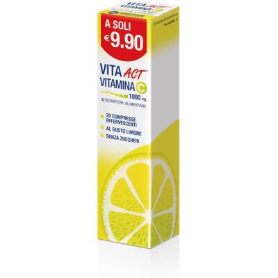 F&F Vitamina C 1000mg Supporto Immunitario - Compresse Effervescenti F&F Vitamina C 1000mg Supporto Immunitario - Compresse Effervescenti