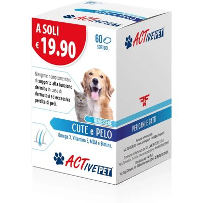 F&F Activepet Cute e Pelo 60 Perle - Supporto pelle e pelo F&F Activepet Cute e Pelo 60 Perle - Supporto pelle e pelo