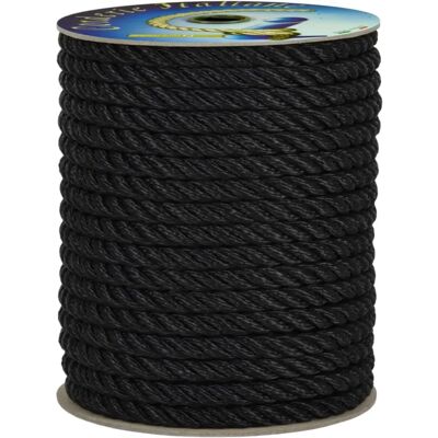 CORDERIE ITALIANE Gherlino - 10 mm, 30m, Nero - Seil CORDERIE ITALIANE Gherlino - 10 mm, 30m, Nero - Seil