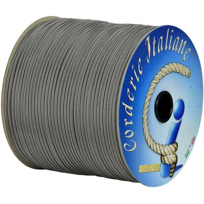 CORDERIE ITALIANE - Paracord 550 Type iii Stripes - blanco/negro CORDERIE ITALIANE - Paracord 550 Type iii Stripes - blanco/negro