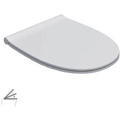Sedile WC Globo - Duroplast, Bianco, Compatibile con serie 4All Sedile WC Globo - Duroplast, Bianco, Compatibile con serie 4All
