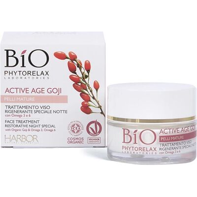 Traitement visage regenerant de nuit Phytorelax Laboratories, crème de nuit visage et cou 30+ ans Traitement visage regenerant de nuit Phytorelax Laboratories, crème de nuit visage et cou 30+ ans