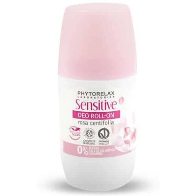 Phytorelax Laboratories Deodorant Sensitive cu Roză Roll-On Phytorelax Laboratories Deodorant Sensitive cu Roză Roll-On