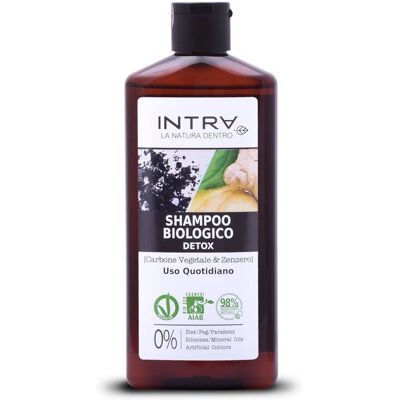 Intra Aktivkohle Ingwer Detox Shampoo - Haarpflege Intra Aktivkohle Ingwer Detox Shampoo - Haarpflege