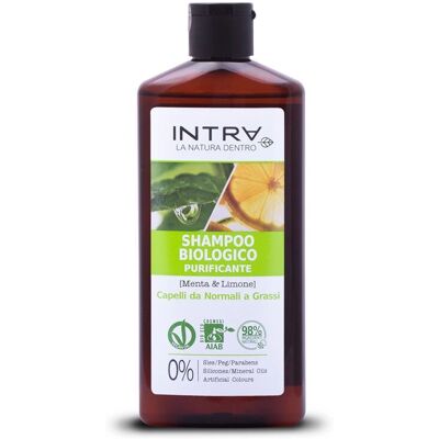 Intra Mint Citron Organiskt Rengöringsschampo - Hårvård Intra Mint Citron Organiskt Rengöringsschampo - Hårvård