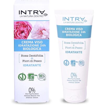 Intra Centifolia Rose & Peach Flowers Organische 24h Feuchtigkeitscreme - Tagescreme Intra Centifolia Rose & Peach Flowers Organische 24h Feuchtigkeitscreme - Tagescreme