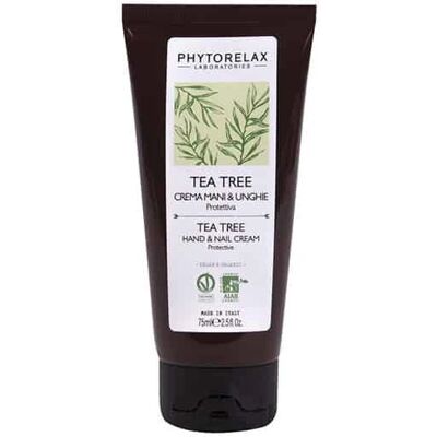 Phytorelax Laboratories Tea Tree Hand & Nail Cream - Moisturizing & Protective Phytorelax Laboratories Tea Tree Hand & Nail Cream - Moisturizing & Protective