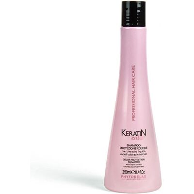 Shampoo Keratin Color de Phytorelax Laboratories pour cheveux abîmés colorés - 250ml Shampoo Keratin Color de Phytorelax Laboratories pour cheveux abîmés colorés - 250ml