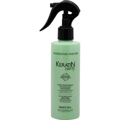 Phytorelax Laboratories Keratin Curly Spray - Hair Spray - Lightweight Curl Reviver Phytorelax Laboratories Keratin Curly Spray - Hair Spray - Lightweight Curl Reviver