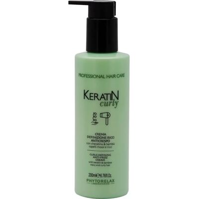 Phytorelax Laboratories Keratin Curly Creme für Lockiges Haar - Haarcreme Phytorelax Laboratories Keratin Curly Creme für Lockiges Haar - Haarcreme