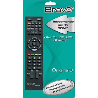 Bravo Original 3 Telecomando IR Wireless TV Bravo Original 3 Telecomando IR Wireless TV