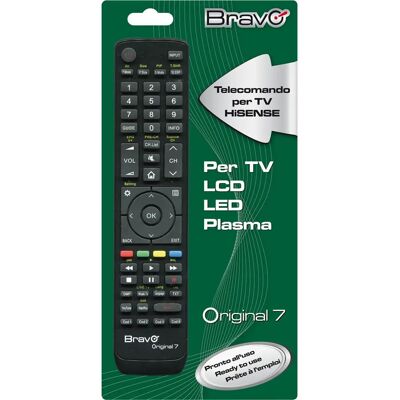 Telecomando Bravo Original 7 - Pulsanti TV IR Wireless Telecomando Bravo Original 7 - Pulsanti TV IR Wireless