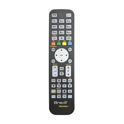 Bravo Techno 1 Fernbedienung - Universale TV, VCR, DVD, DTT - Schwarz Bravo Techno 1 Fernbedienung - Universale TV, VCR, DVD, DTT - Schwarz