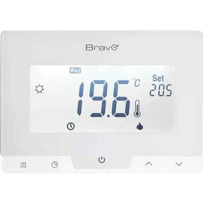 Bravo - Digitalthermostat - 3,78" Display - Automatik & Manuell Bravo - Digitalthermostat - 3,78" Display - Automatik & Manuell