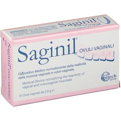 EPITECH GROUP SPA Saginil Ovuli Vaginali - Supporta equilibrio naturale EPITECH GROUP SPA Saginil Ovuli Vaginali - Supporta equilibrio naturale