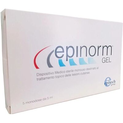 Epitech Group Spa Epinorm Gel - Trattamento Lesioni Cutanee - 3ml x5 Epitech Group Spa Epinorm Gel - Trattamento Lesioni Cutanee - 3ml x5