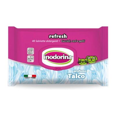 Inodorina Wilgotne Chusteczki - Zapach, 12g, Dla Kotów i Psów Inodorina Wilgotne Chusteczki - Zapach, 12g, Dla Kotów i Psów