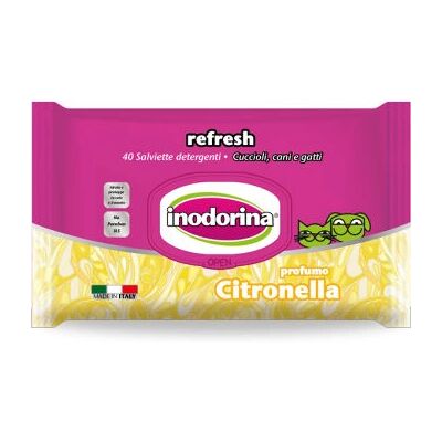 Inodorina 8031398000831 Salviette per Animali - Disinfettanti & Profumate Inodorina 8031398000831 Salviette per Animali - Disinfettanti & Profumate