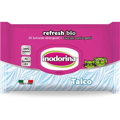 Salviettine per animali Inodorina - Refresh, Bio, 30 Strati - Salviettine per animali Salviettine per animali Inodorina - Refresh, Bio, 30 Strati - Salviettine per animali
