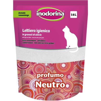 Bolsa de Arena para Gatos Inodorina - Gel de sílice natural - 7.2 Kg Bolsa de Arena para Gatos Inodorina - Gel de sílice natural - 7.2 Kg