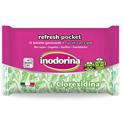 Inodorina Refresh Clorexidina - Toallitas Inodorina Refresh Clorexidina - Toallitas
