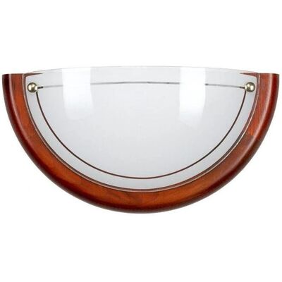 Luce Ambiente e Design Applique in Vetro con Cornice in Legno - Applique Luce Ambiente e Design Applique in Vetro con Cornice in Legno - Applique