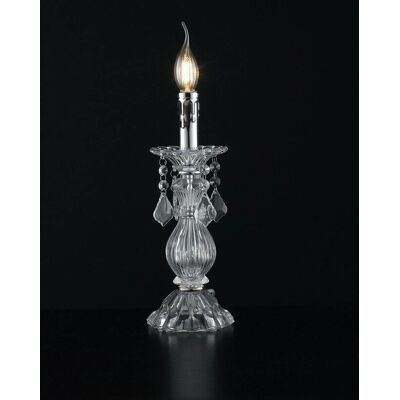 Luce Ambiente e Design Lampada da Tavolo Cristallo Cromo - Lampada da Tavolo Luce Ambiente e Design Lampada da Tavolo Cristallo Cromo - Lampada da Tavolo
