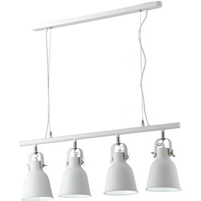 Fan Europe Legend Ceiling Pendant - White, Nickel, E27 Fan Europe Legend Ceiling Pendant - White, Nickel, E27