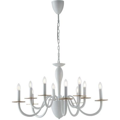 Fan Europe ARMSTRONG 10-Light White Chandelier - Light Fixture Fan Europe ARMSTRONG 10-Light White Chandelier - Light Fixture