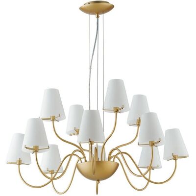 Fan Europe CANTO 2 Light Gold Chandeliers - Chandelier Fan Europe CANTO 2 Light Gold Chandeliers - Chandelier