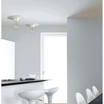 Fan Europe Vesevus Lampada Soffitto Bianca - E27 Luce Interna Fan Europe Vesevus Lampada Soffitto Bianca - E27 Luce Interna