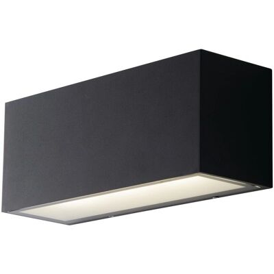 Fan Europe Lighting Twin - Lampada da Parete LED Esterno - Carbone - Trasparente - IP54 - 4000K Fan Europe Lighting Twin - Lampada da Parete LED Esterno - Carbone - Trasparente - IP54 - 4000K